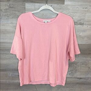 Threads 4 Thought Pink Short-Sleeve Crewneck Top